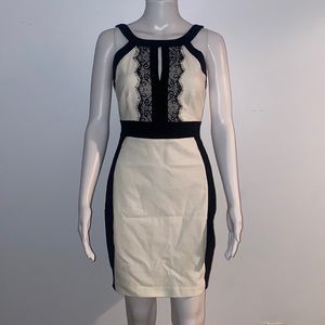 Formal/Homecoming Black and White Dress